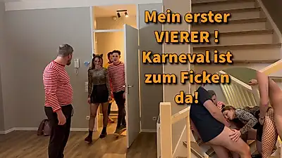 My first foursome! Too many S******e at carnival!