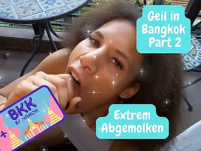 First B**WJOB in Thailand Balcony Part 2 // First B**WJOB