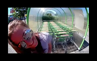 Caught by security - Anyone urinating in public must be punished!