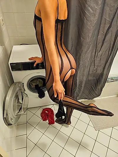 I actually find doing laundry boring...