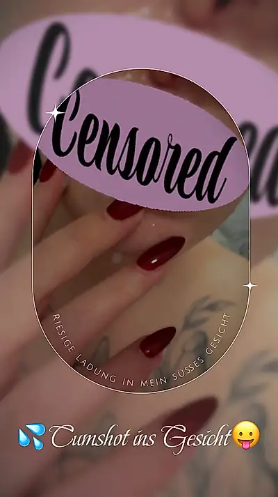 💦Cumeshot in the face😛