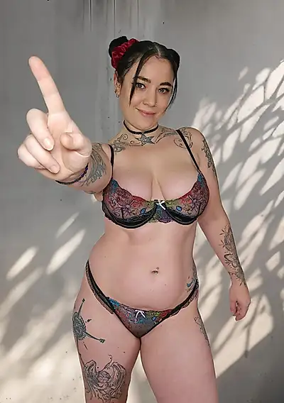 Seductive strip with dildo f**k