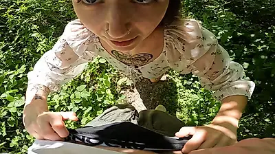 Giving birth secretly in the woods! RISKY!