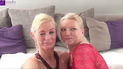 OMG! That nasty guy sprayed our faces with water and then peed on them clean!