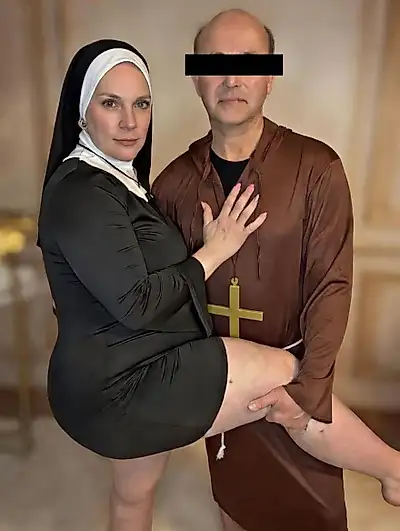 Scandal in the church: Sister Saskia, pregnant in her 9th month, was raped by a fellow monk. 