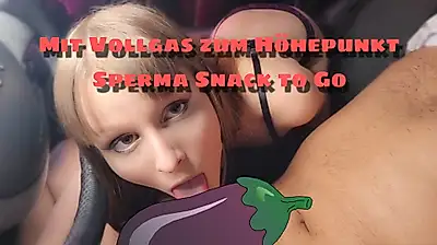 Full speed to the climax 💦S****a snack to go 🧡🩷