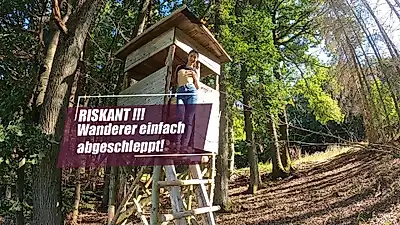 RISKY! Hikers simply towed away