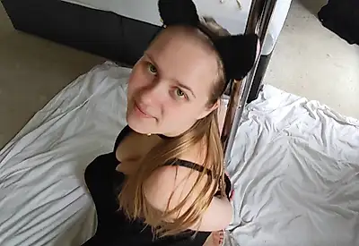 Tied up & at his mercy! He plays with me! 😈