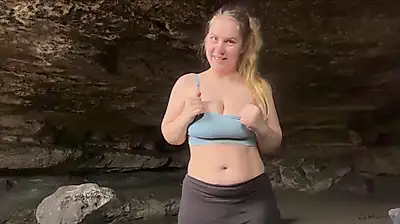  Risky solo tape from the cave! 100% spontaneous and natural 😏