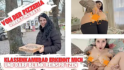 C******e vom Klassenbubi! Er darf blank reinspritzen!