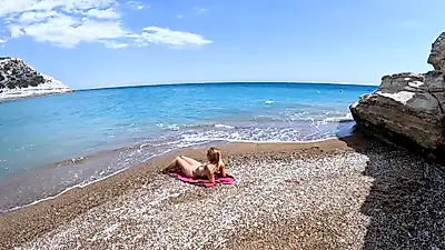 NAKED ON THE PUBLIC BEACH?! CAUGHT: IS THAT STILL ALLOWED?