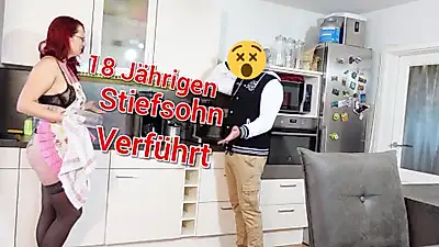 18-year-old stepson seduced. I'm the best MILF! Let's have a c******e!!!