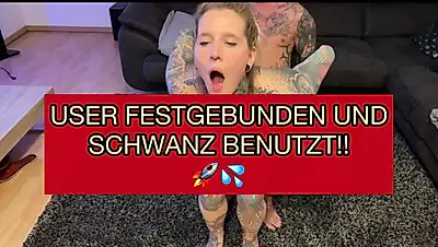 USER TIED UP AND S*****Z USED!!