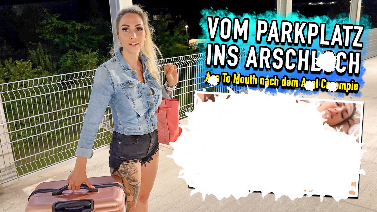 Vom Parkplatz ins A***hloch - Ass to Mouth nach dem A**l C******e!