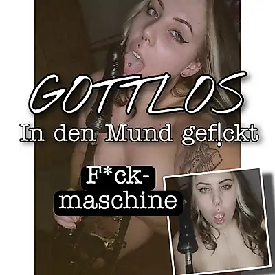Fucking machine 💦 godless, fucked in the mouth 😝💦