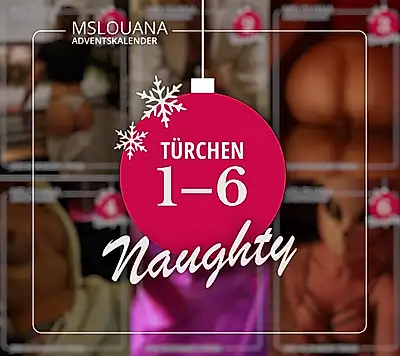 Doors 1-6 of my Naughty subscription advent calendar
