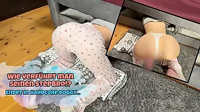 How do you seduce your stepbro?!?! Self-experiment ends with hardcore doggy fucking!!!