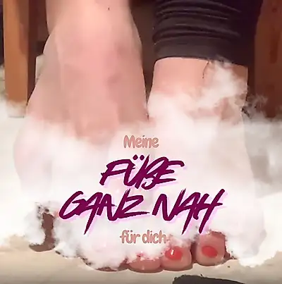 My feet very close for you in an authentic position