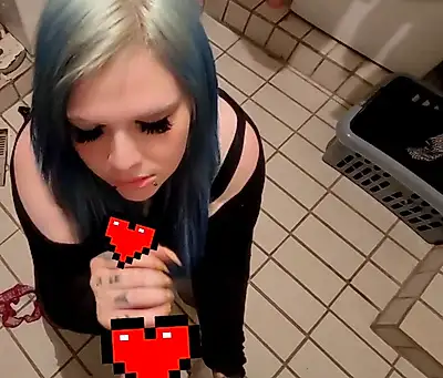 Horny doggy f**k in the laundry room!