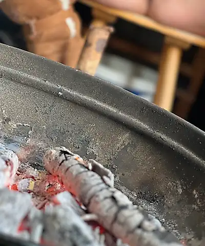 Romantic fire with Bea