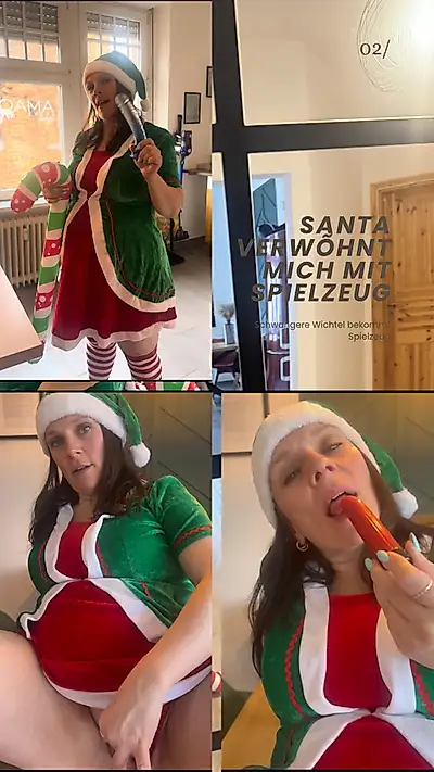 Santa gives me new toys and spoils me.