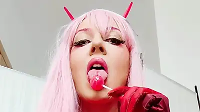 👅Zero Two te comió, cariño... lo siguiente será tu polla 😈 #cosplay #sexy #tetas #desnudez #sin censura #fyp #coño