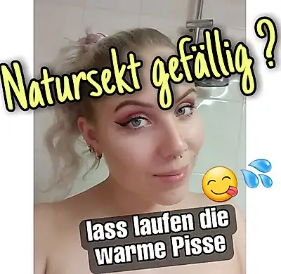 Natursekt gefällig?💦 bein entlang p**sen😍😋