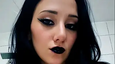Heißes emo goth girl cosplay🔥😈