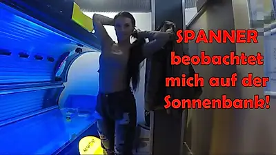 SPANNER watches me on the sunbed!