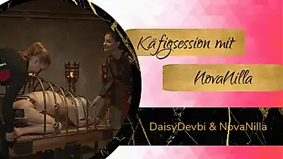 Cage session with Lady Supernova