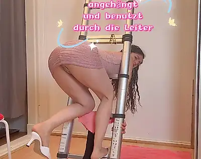 Angehängt und ben*tzt durch die Leiter