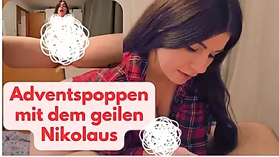 It's never been this bold! Advent popping with the horny Santa Claus