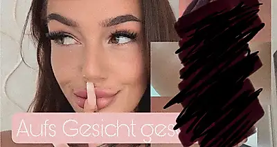 Golden shower directly from the source Attention facesitting