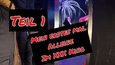 My FIRST TIME Alone at the P***o Cinema!! Part 1 Ao 