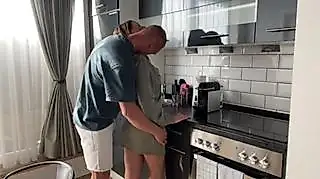 Hardcore kitchen f**k 😈